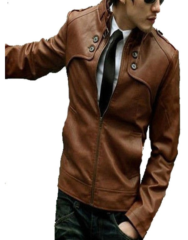 HugMe.fashion Lambskin Leather Jacket Black Brown Tan JK35